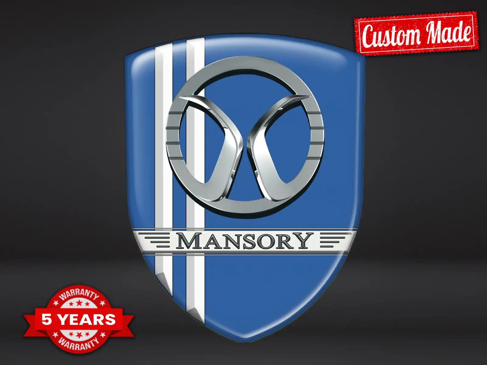 Mansory Adesivi Parabrezza Resistenti Universali Alta Qualità